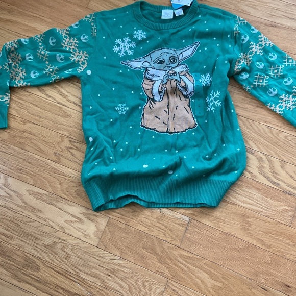 Disney 100 Star Wars Christmas
Sweater Grogu Baby Yoda Mandalorian
Winter Kids - Picture 6 of 8